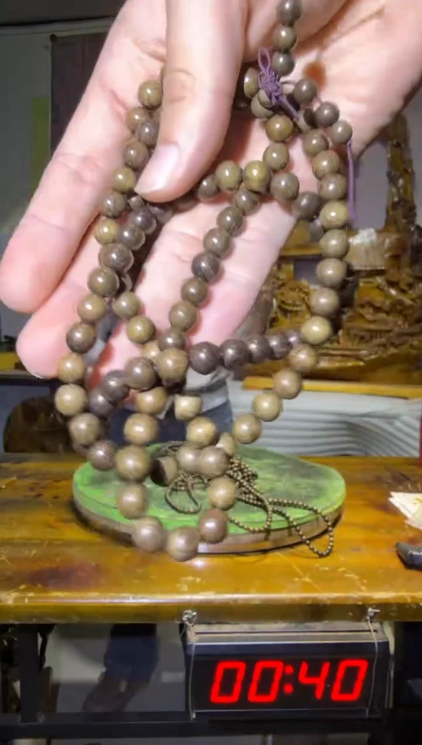 金丝楠金丝楠木108颗手串