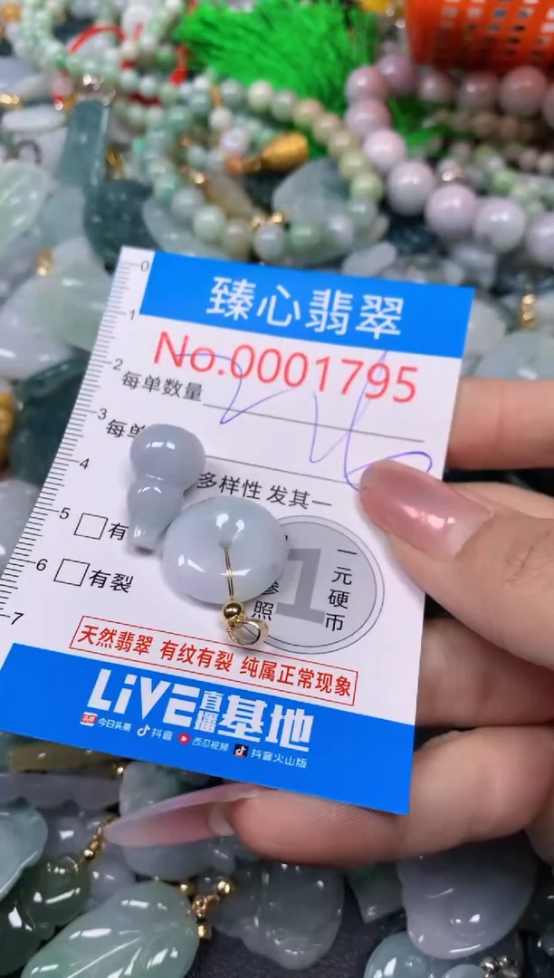 【闪购商品】翡翠颈饰未镶嵌含绳0001795