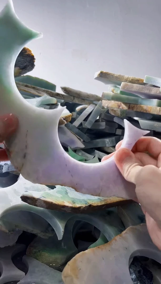 裸石翡翠缅甸翡翠A货文8020