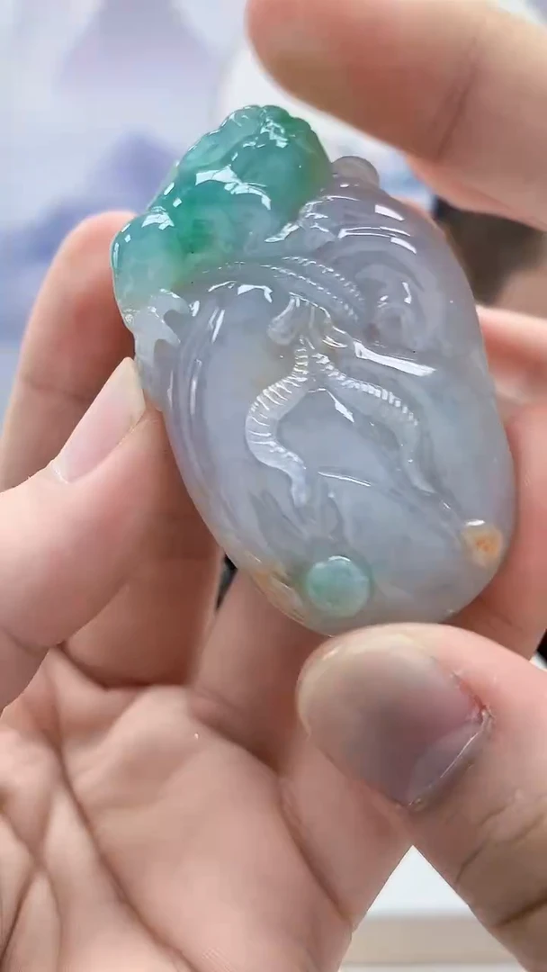 未镶嵌定制翡翠4898bb-毛货挂件65