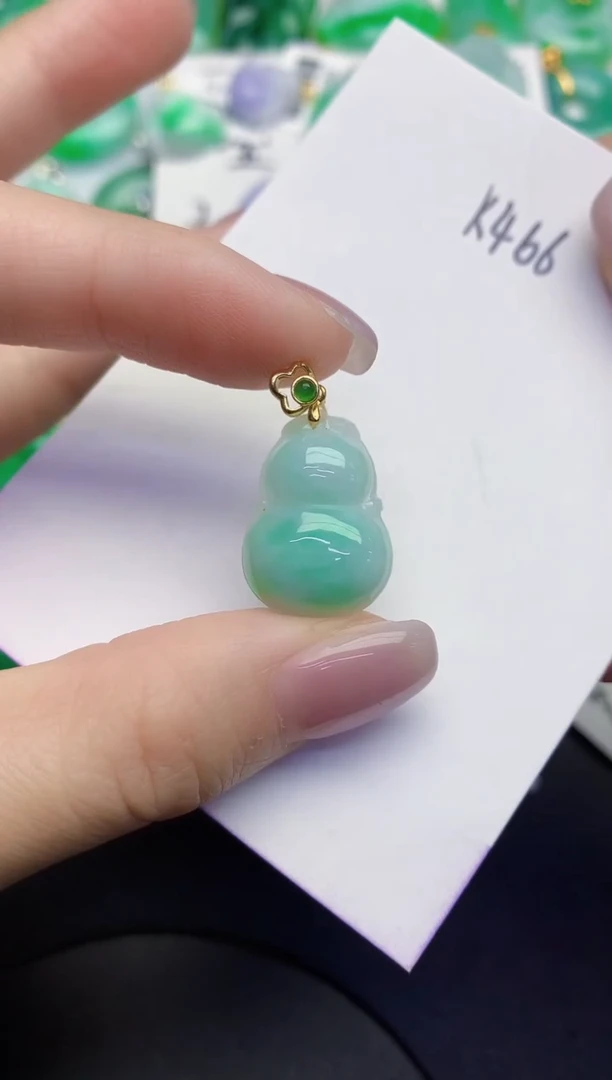 颈饰未镶嵌翡翠缅甸天然翡翠A货