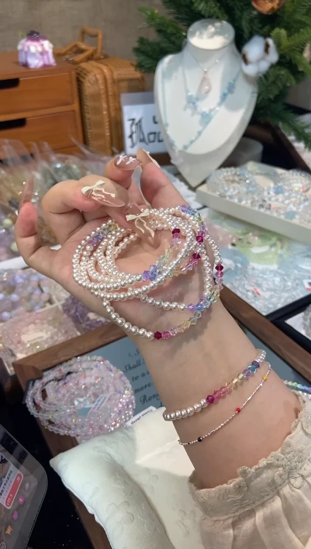 未镶嵌手串水晶孤品捡漏均匀瑕疵介意勿拍