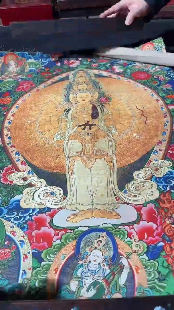 卷轴画藏式珍藏彩绘艺术馆82