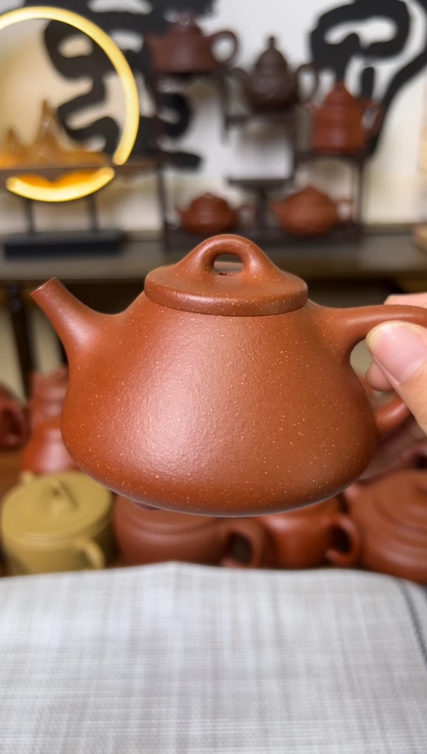 茶壶段泥红降坡子冶石瓢壶170CC-甘来兵