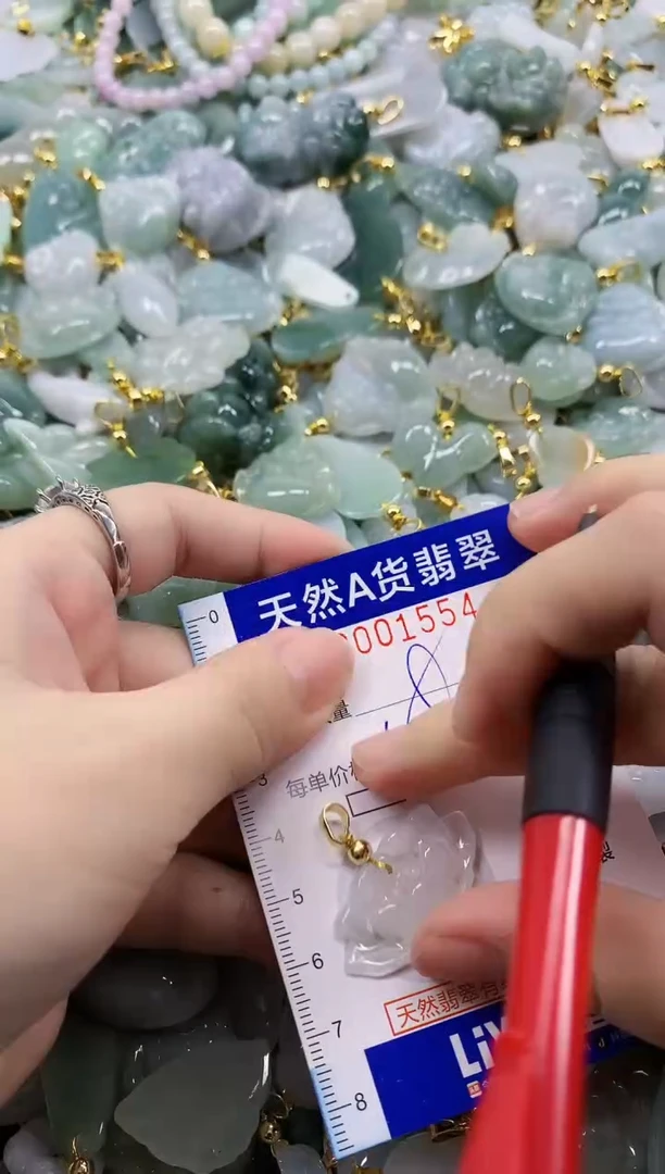 颈饰未镶嵌翡翠天然A货翡翠