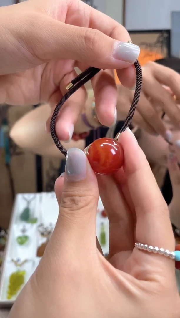 玛瑙/玉髓手链未镶嵌꧁***꧂多样性发货其中发一