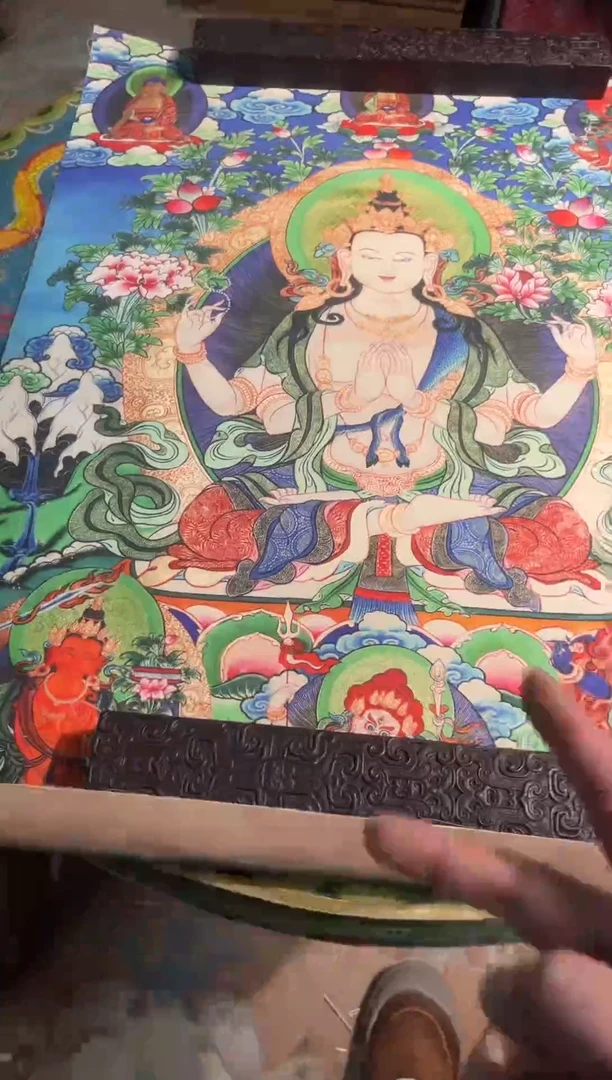 卷轴画东东唐卡tk16