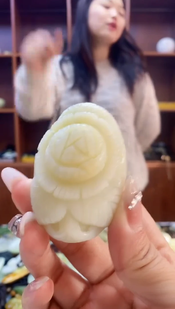 未镶嵌蛇纹石玉手把