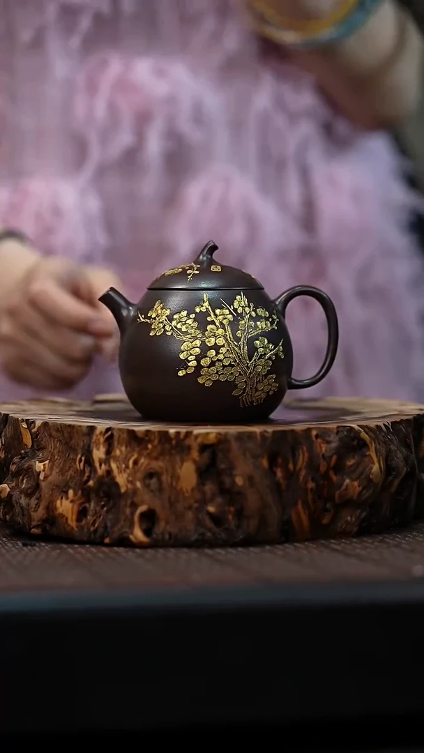 茶壶紫砂宜兴岁颐传砂原矿全手51