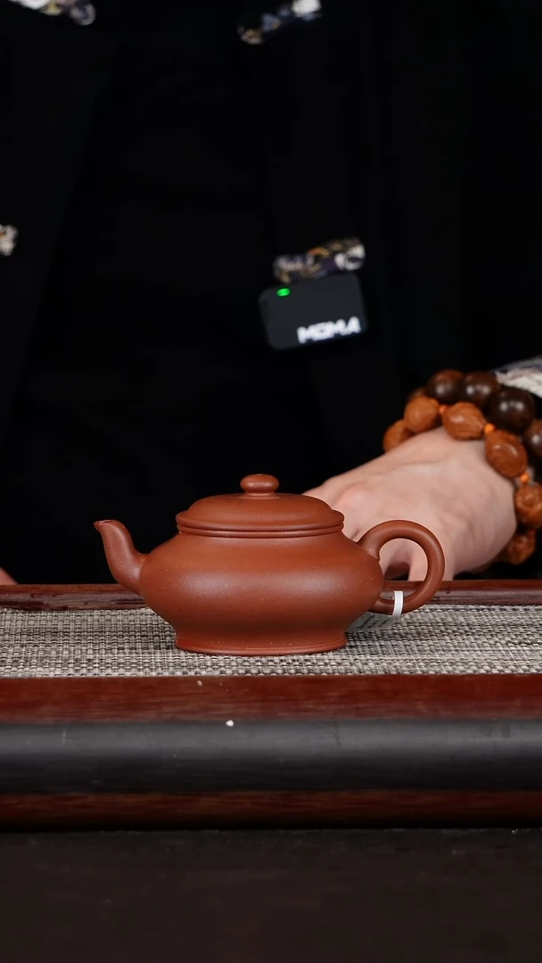【闪购商品】紫砂茶壶景州虚扁底槽清200CC