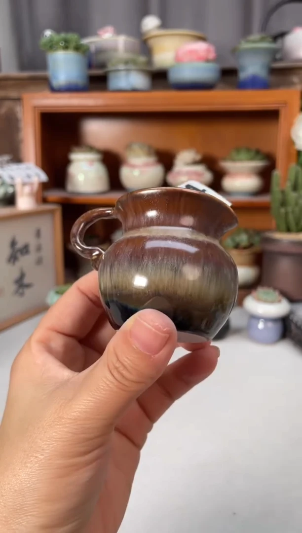 瓷片734知木小芳花盆