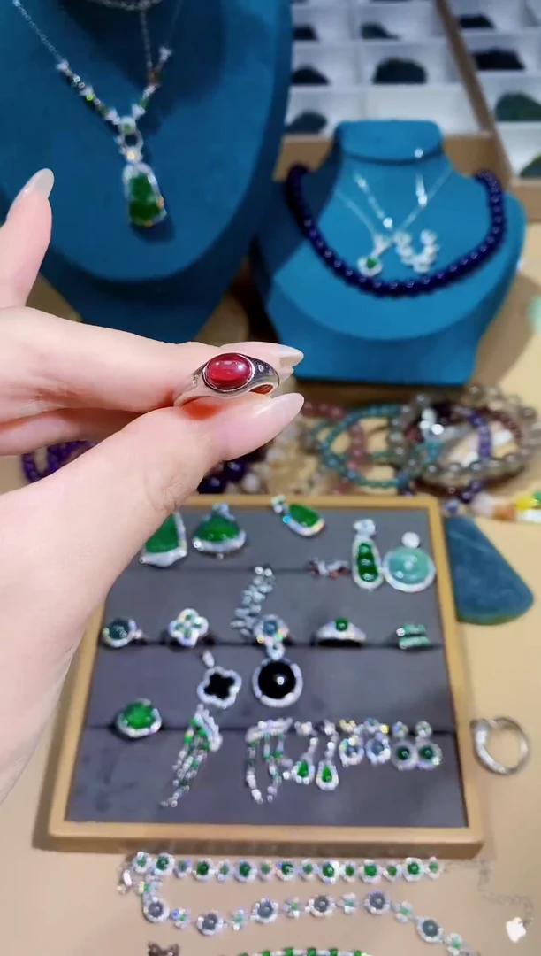 【闪购商品】石榴石戒指未镶嵌多样性 发其一【59】