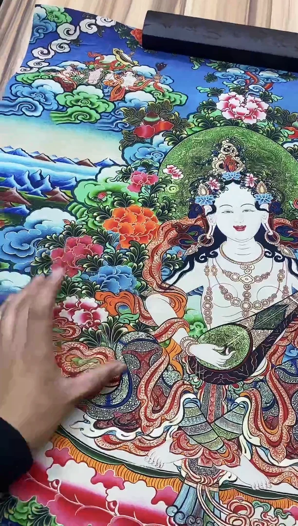 卷轴画精品挂饰 唐卡tk16005