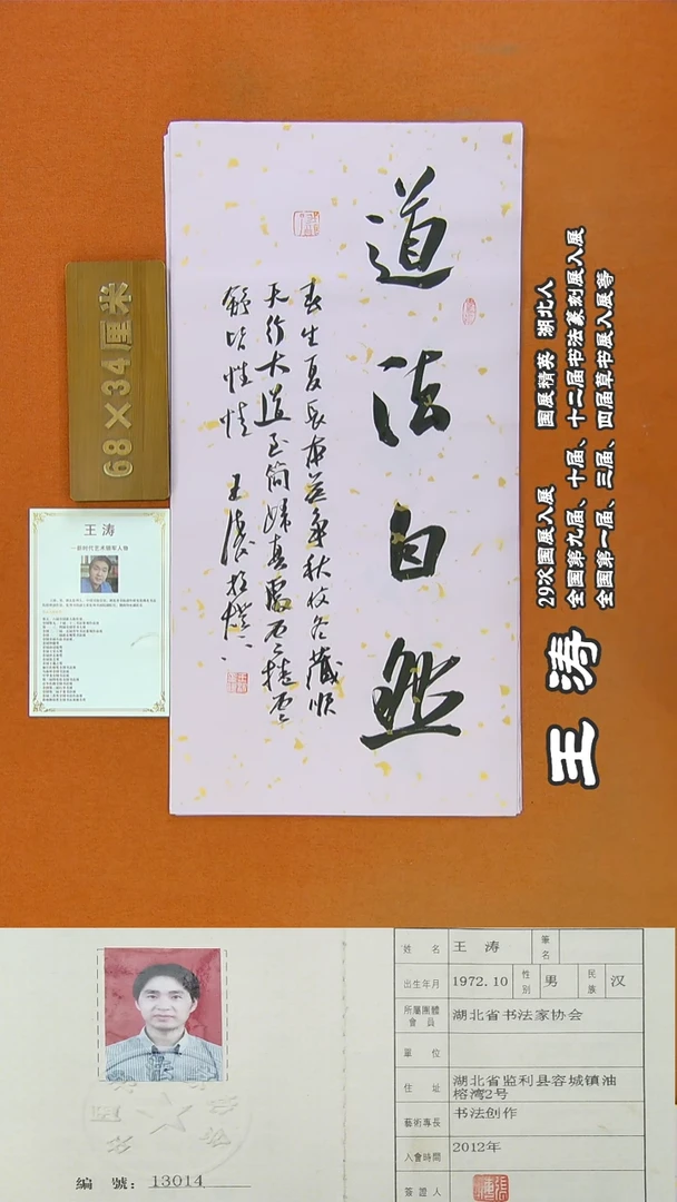 书法203R王涛书法作品