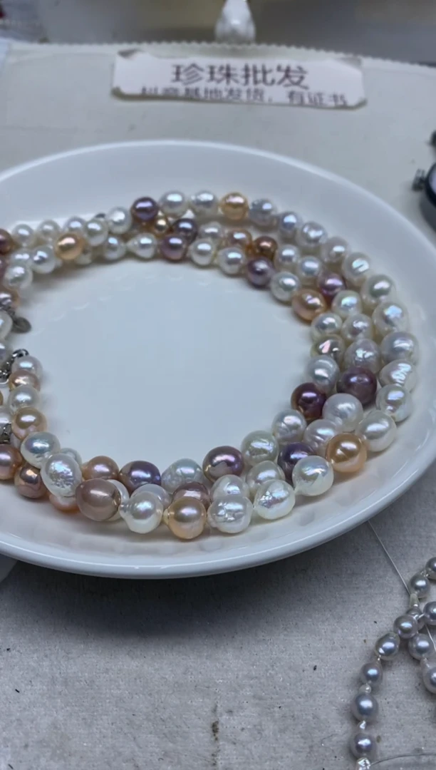 淡水珍珠未镶嵌颈饰发3