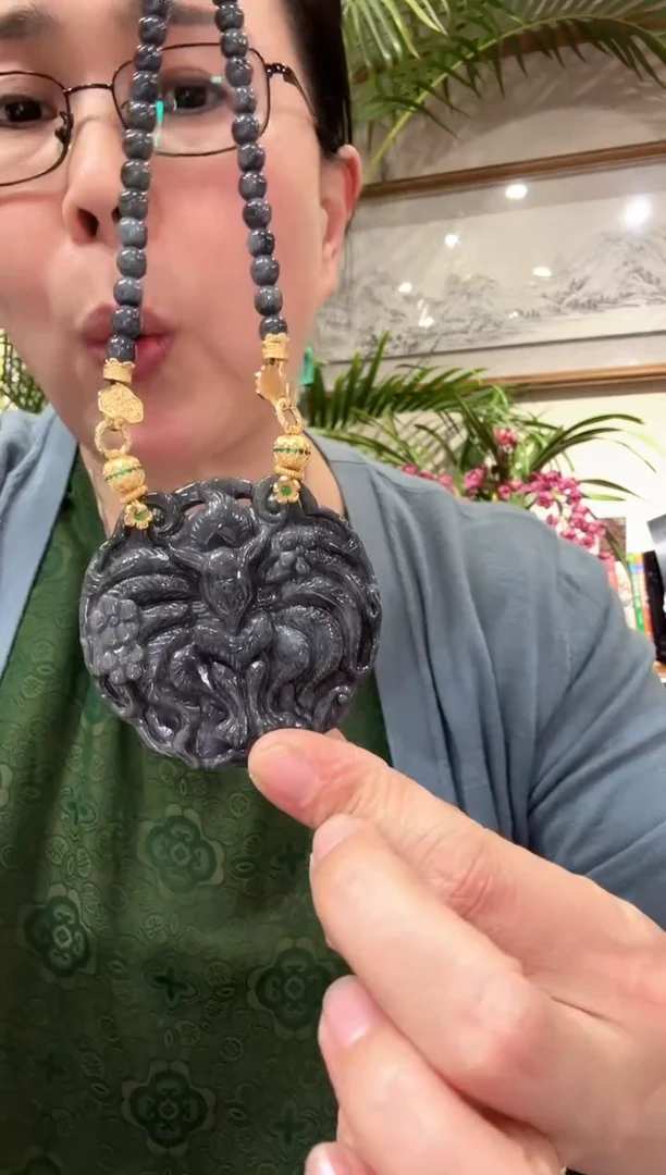 【闪购商品】翡翠颈饰未镶嵌国风