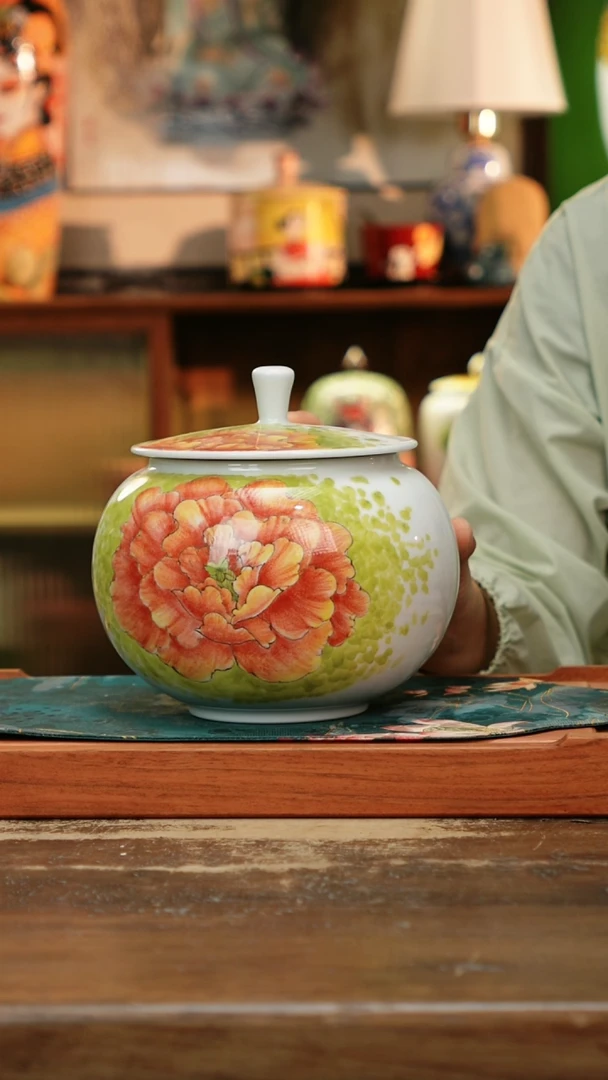 杯景德镇纯手工釉下彩精品茶具水杯