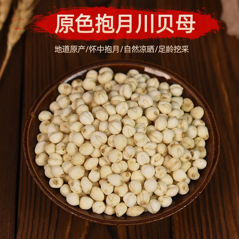 精选川贝母粒无硫无添加正宗四川阿坝川贝可搭配沙参玉竹元一起煮