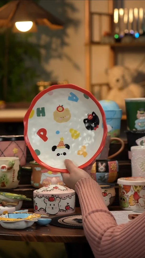 杯子瓷A074景德镇原创手工陶瓷