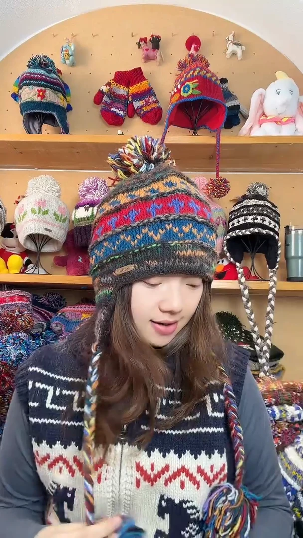 羊毛百分百纯羊毛纯手工帽子闪购14