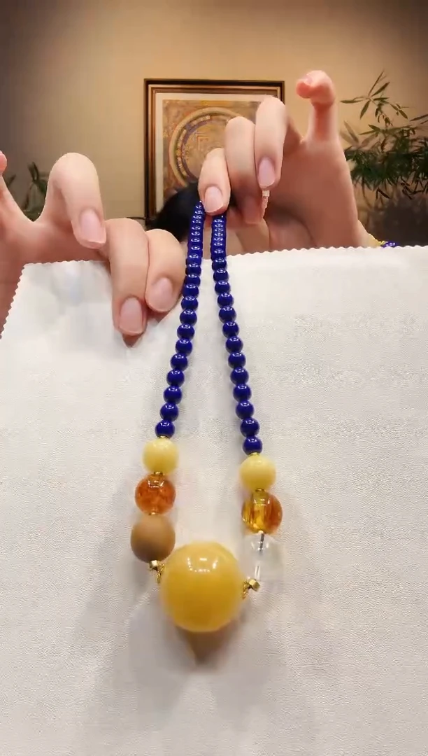 未镶嵌青金石颈饰项链