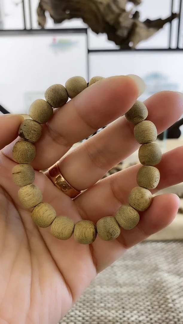 【闪购商品】沉香手串文莱入门桶珠10MM单圈