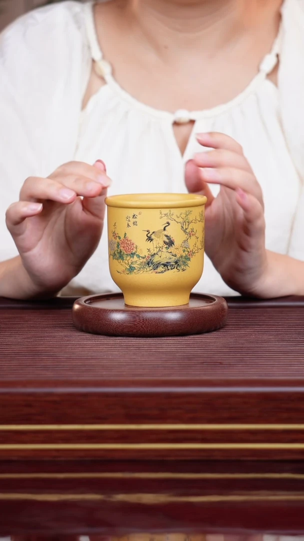 茶杯紫砂宜兴原矿紫砂主人杯