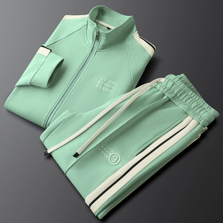 路茨梅帕时尚轻奢外套男士休闲运动套装卫衣轻奢春季男中年宽松