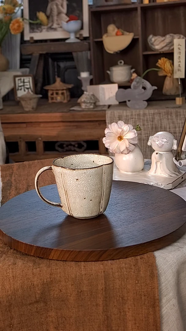 【闪购商品】钛合金@落苏云朵马克杯(微瑕）NB64@