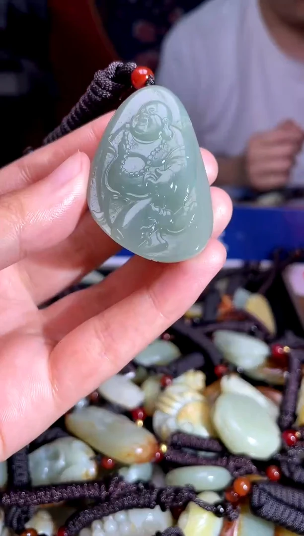 和田玉未镶嵌挂件1