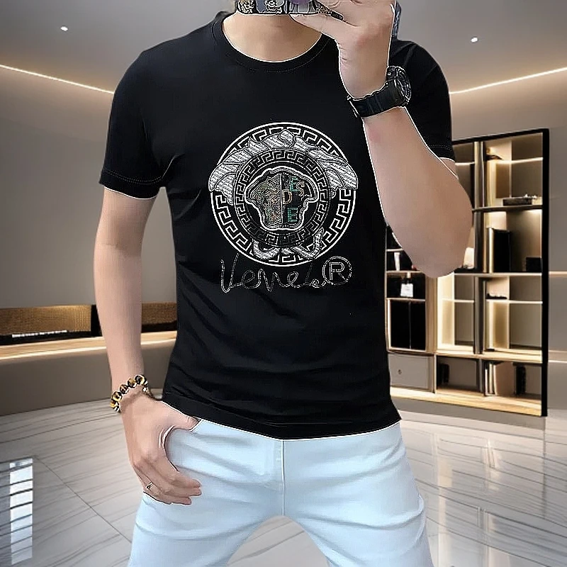 Vaesric Poseidon/瓦萨琪波塞冬短袖t恤欧货时尚男装半袖圆领高档