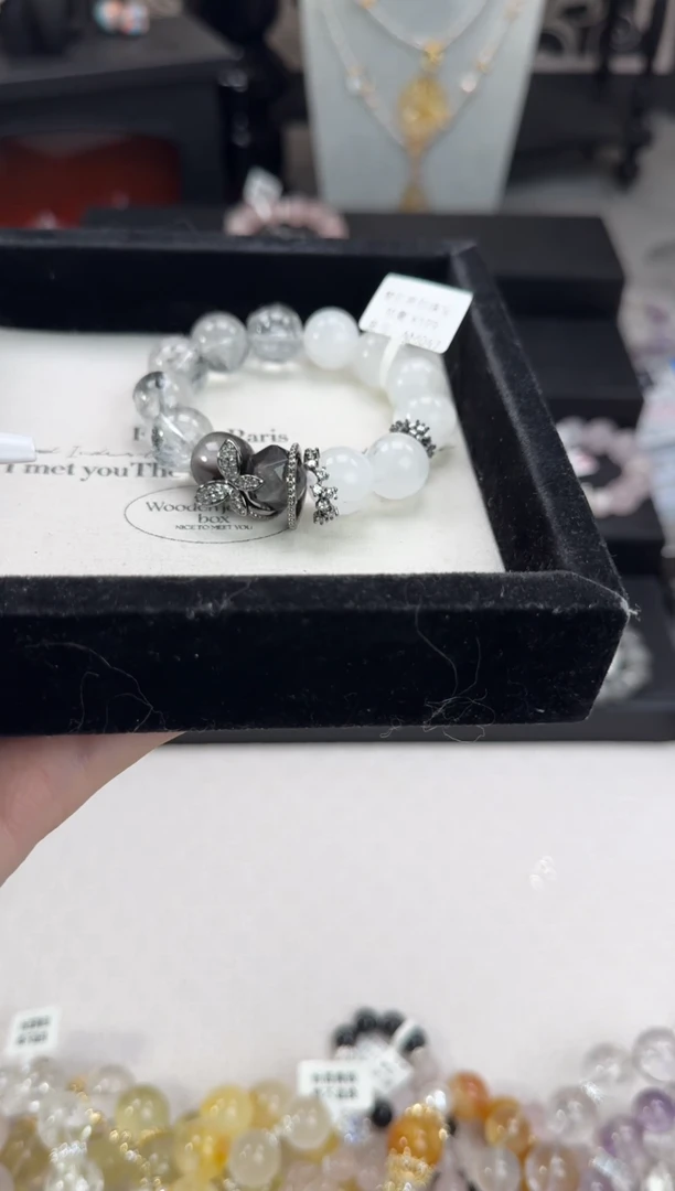 水晶手链未镶嵌天然水晶 多样性发货