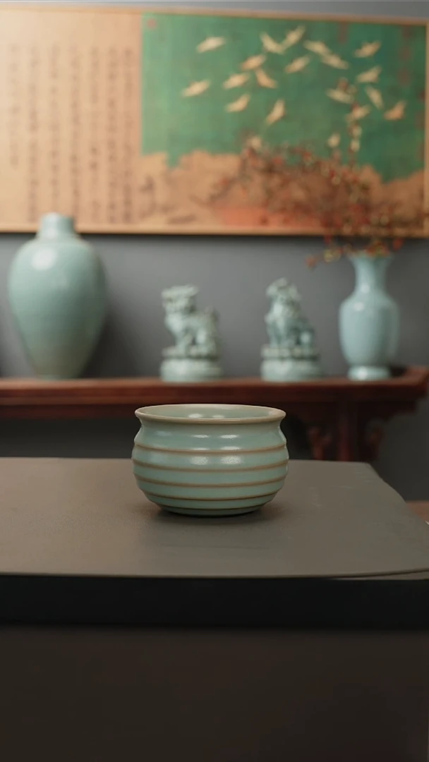 原产地原矿    弦纹杯