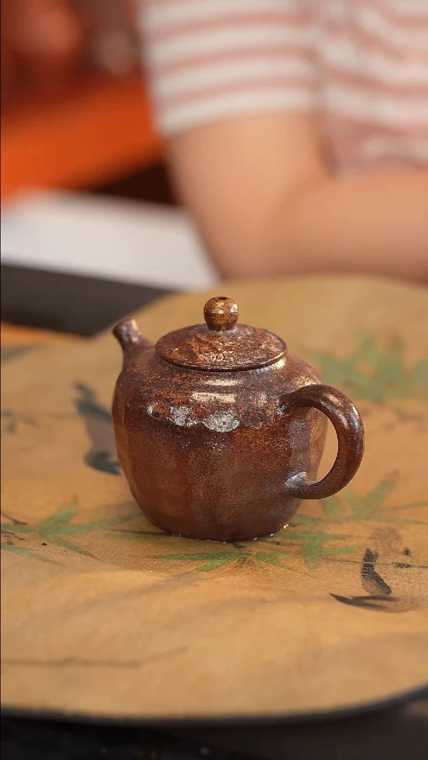 茶壶紫砂原矿手工制作21号170cc