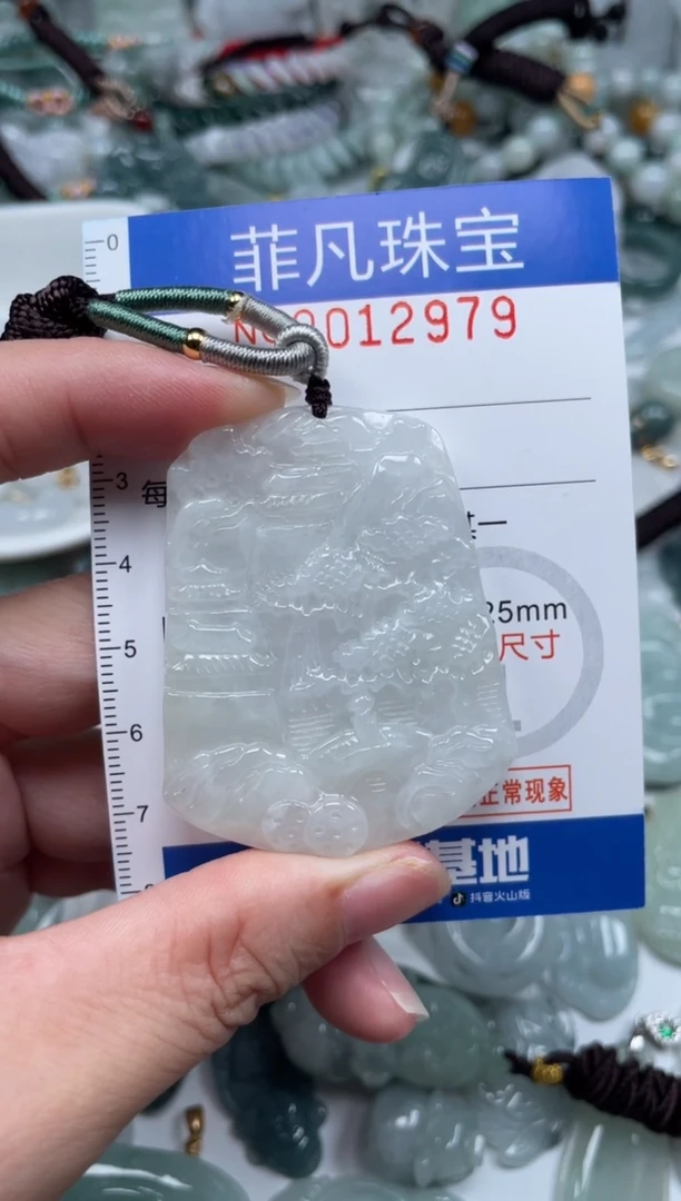颈饰未镶嵌翡翠12979