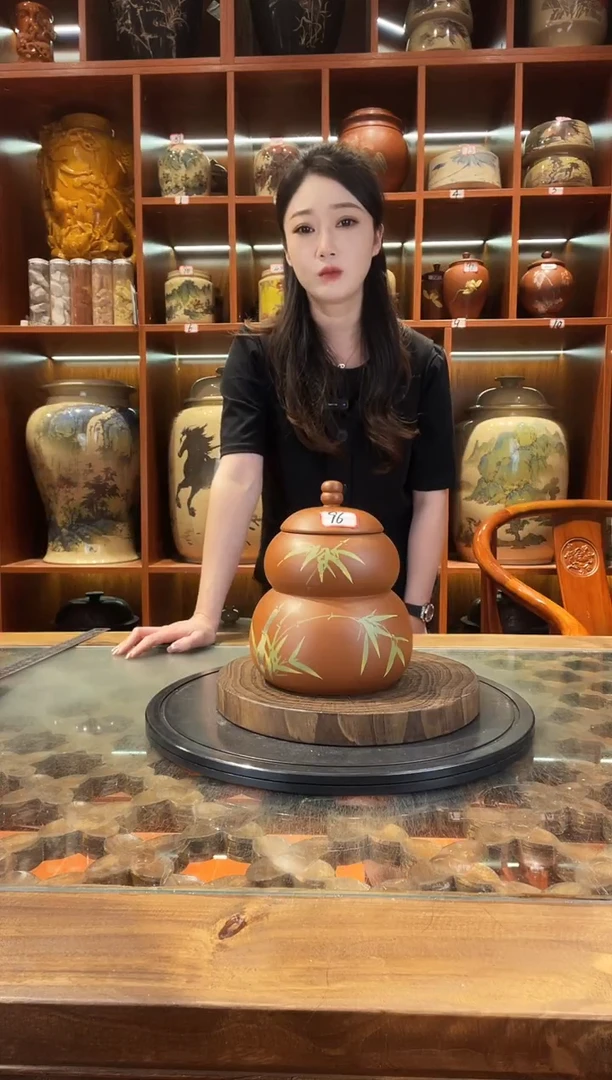 罐云南建水紫陶复烧小茶罐@96