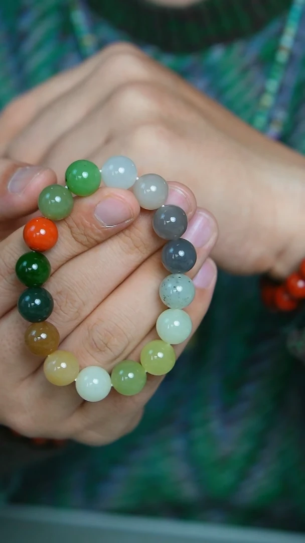 【闪购商品】和田玉手串未镶嵌38号-12mm手串/GG/1