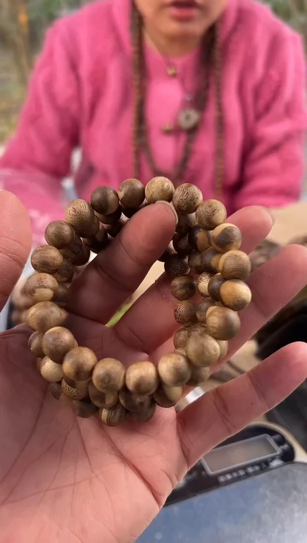 【闪购商品】沉香手串虎斑10圆珠多样性发1