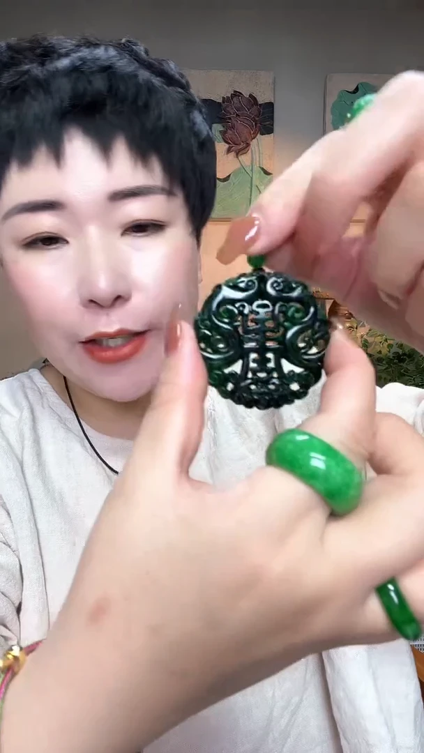 吊坠(赠链)合金翡翠236