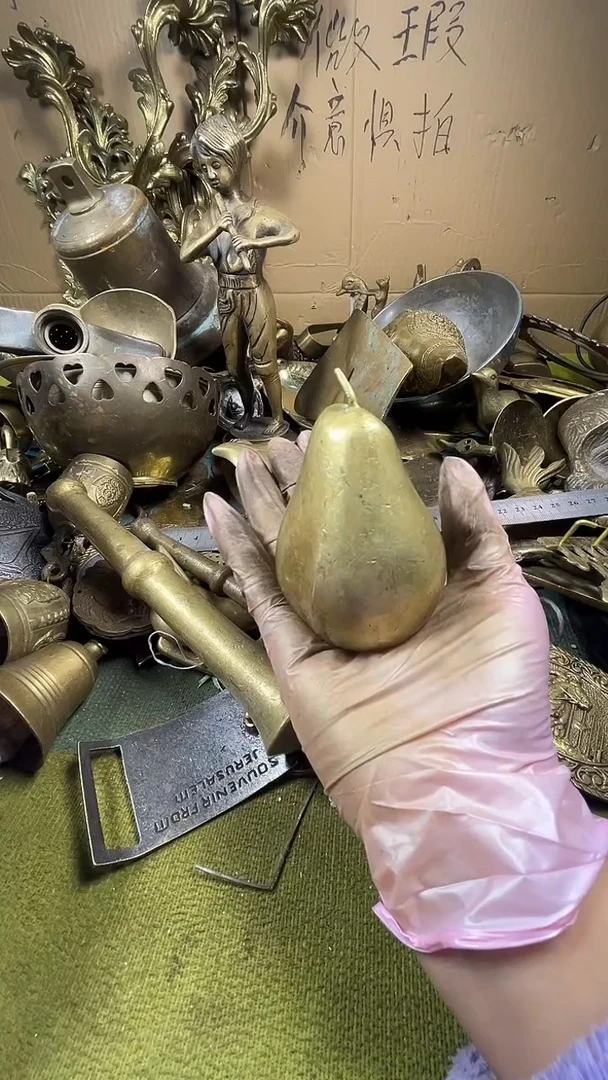 姚***摇亿锦铜回流铜器摆件150