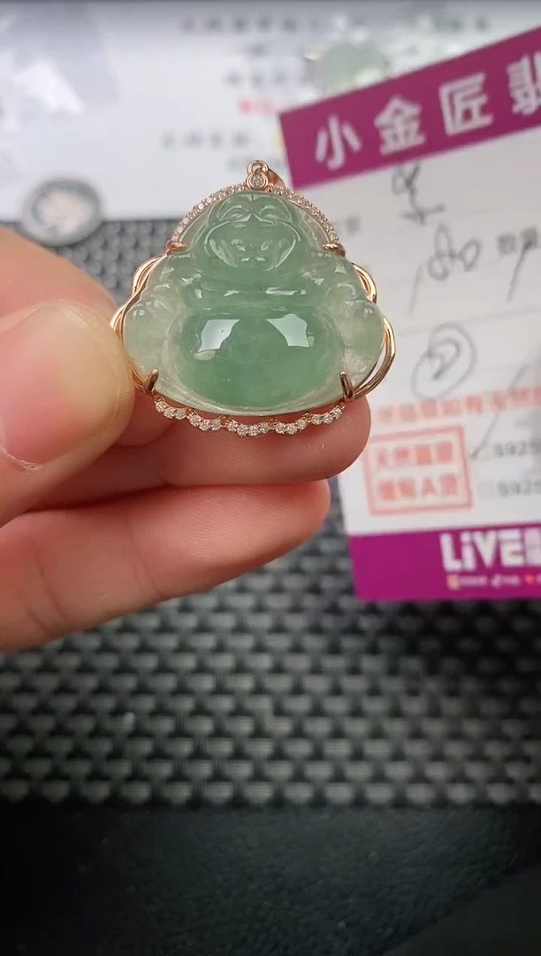 翡翠银S925镶嵌颈饰·