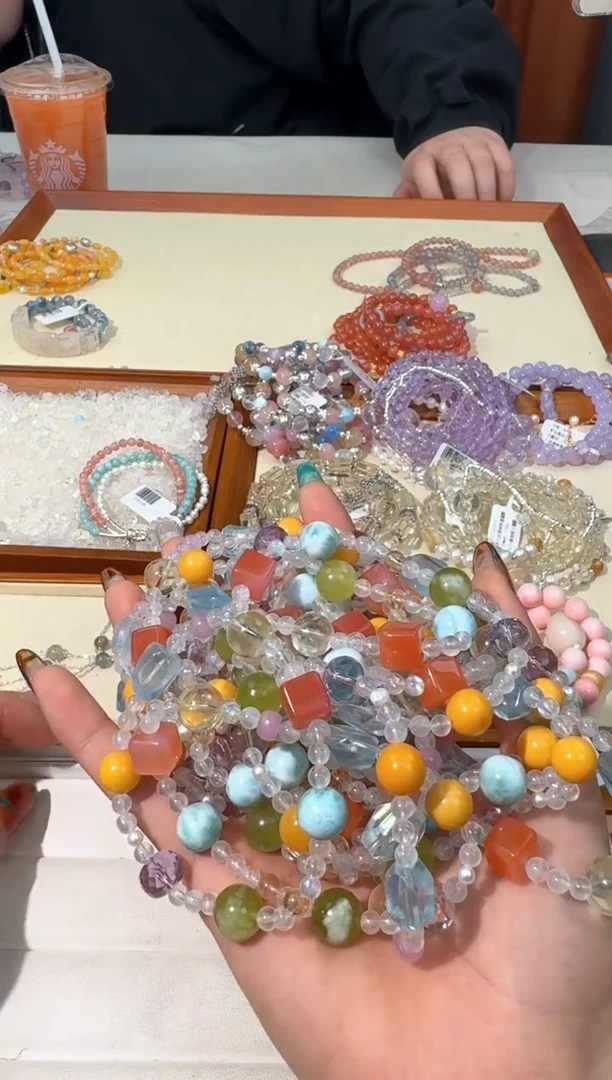 【闪购商品】水晶手链未镶嵌A036多宝海蓝随行款