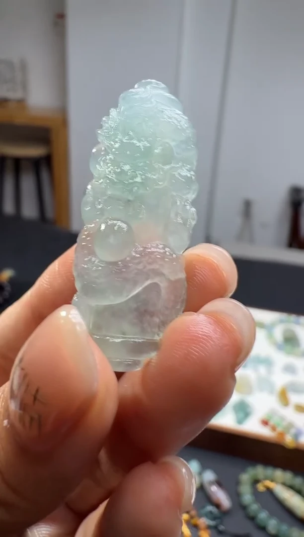 未镶嵌定制翡翠39.9*15.8*7.4