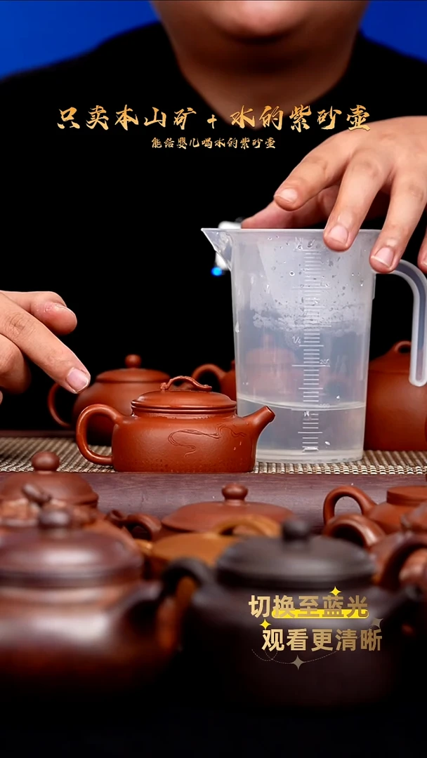 茶壶紫砂全手龙山朱泥 扁德钟（底刻梦回敦煌）