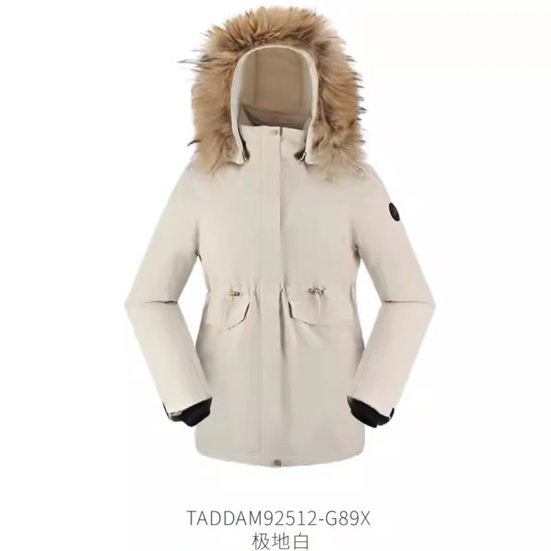 JODD 探家女士派克羽绒服带毛领冬季保暖外套TLZ92512