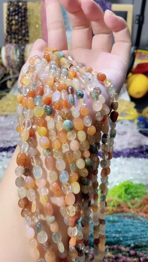 未镶嵌珠宝半成品水晶彩兔毛
