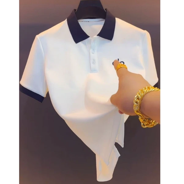 2025新款潮流时尚男士经典POLO半袖T恤5856