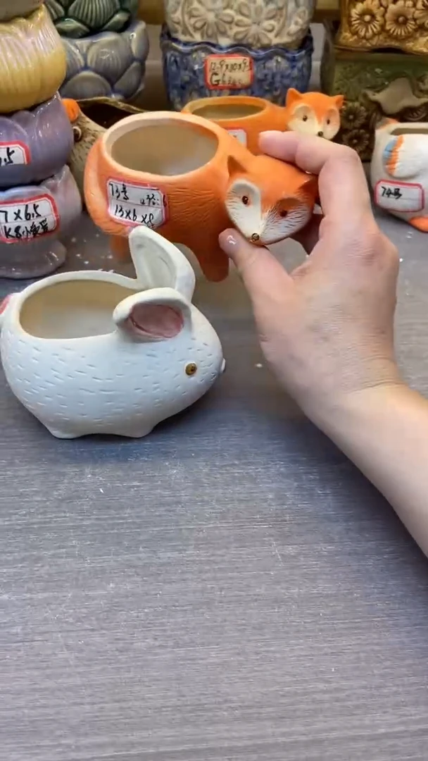 @@陶瓷多肉花盆72+73