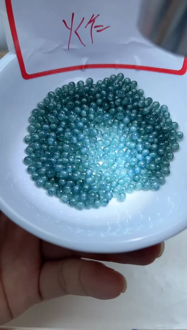 散珠未镶嵌红宝石D509 湖水蓝宝石3mm20个15.5元