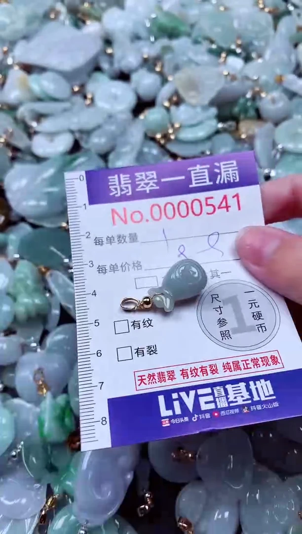 吊坠(不含链)未镶嵌翡翠541